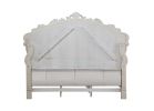 ACME Gorsedd Queen Bed in Fabric & Antique White 27440Q