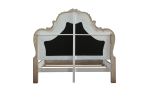 ACME Dresden Queen Bed, Vintage Bone White & PU 28170Q