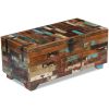 Coffee Table Box Chest Solid Reclaimed Wood 31.5"x15.7"x13.8"