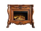 ACME Dresden FIREPLACE Cherry Oak Finish AC01309