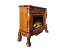 ACME Dresden FIREPLACE Cherry Oak Finish AC01309