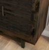 Bridgevine Home Avondale 62 Inch TV Stand Console for TVs up to 70 inches, No Assembly Required, Charcoal-Brown Finish