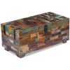 Coffee Table Box Chest Solid Reclaimed Wood 31.5"x15.7"x13.8"