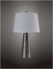 25"H Silver leaf Hammered Table Lamp (1PC/CTN) (2.15/6.97)