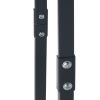 Firewood Rack Black 39.4"x9.8"x39.4" Steel