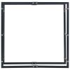 Firewood Rack Black 39.4"x9.8"x39.4" Steel