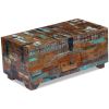 Coffee Table Box Chest Solid Reclaimed Wood 31.5"x15.7"x13.8"